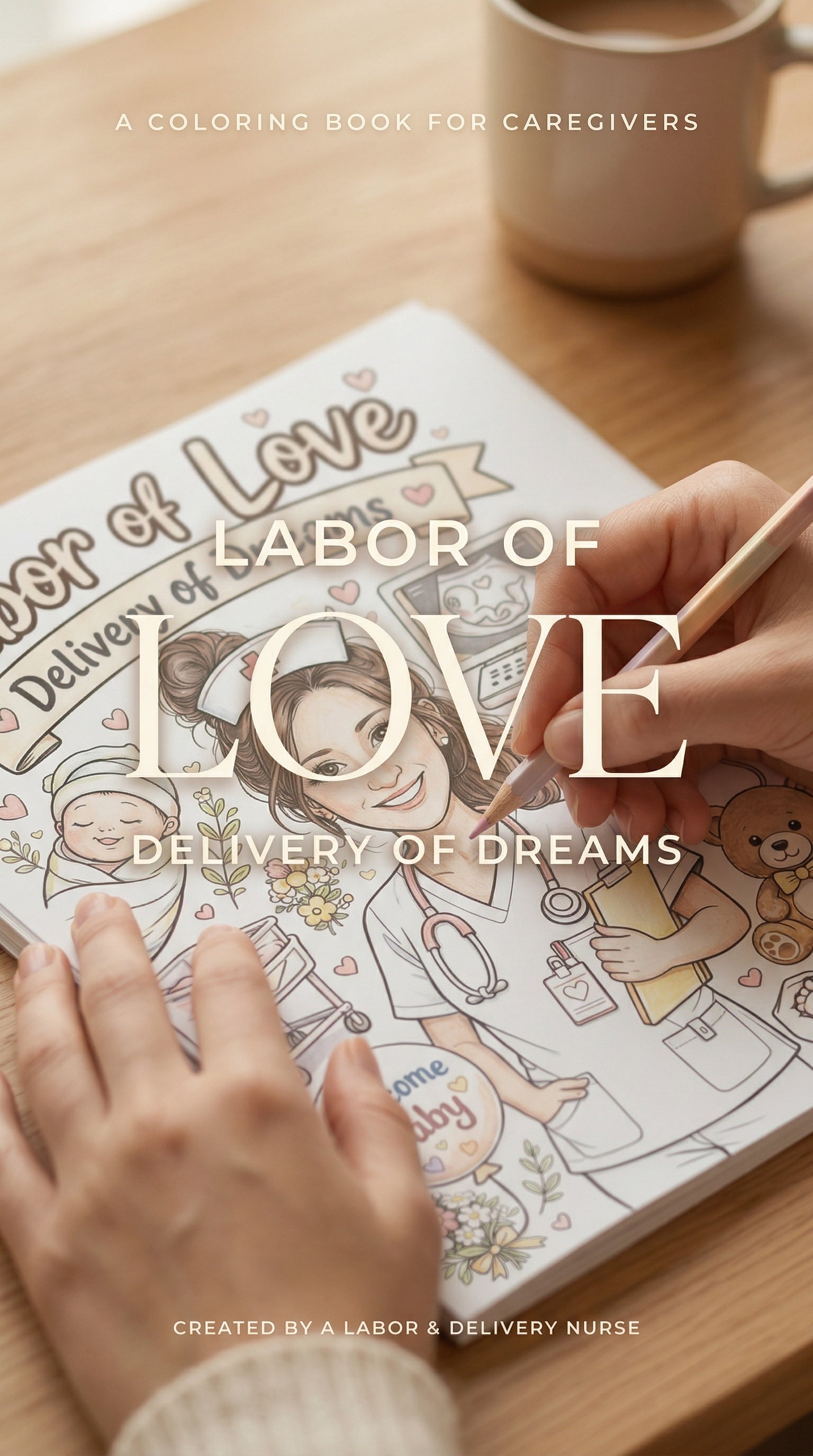 Labor Of Love Delivery of Dreams-Coloring Book